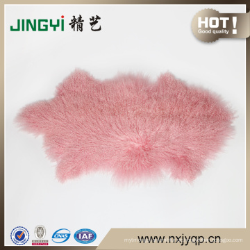 Schöne lange Haare mongolische Tibet Lammfell Schafe Haut Platte Pinke